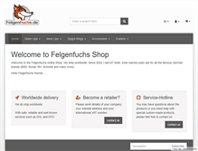 Tablet Screenshot of felgenfuchs.de